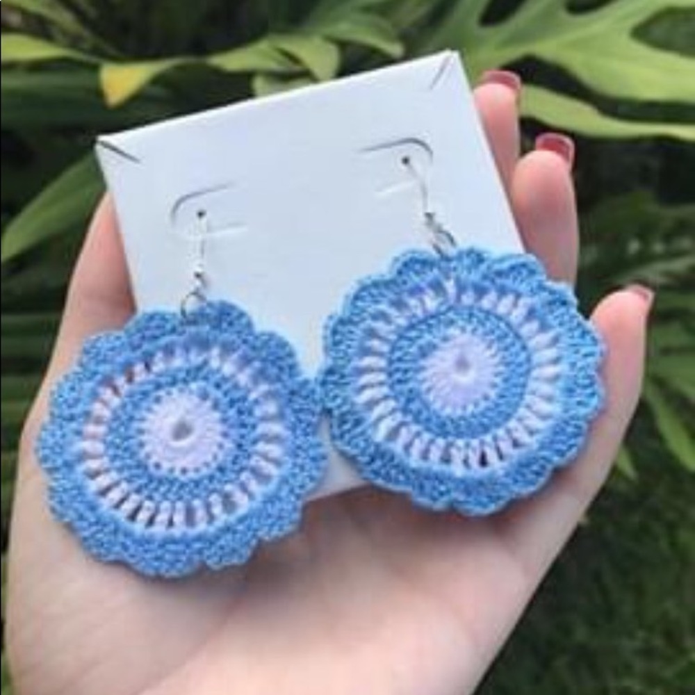 crochet earrings - Picture 1 of 1